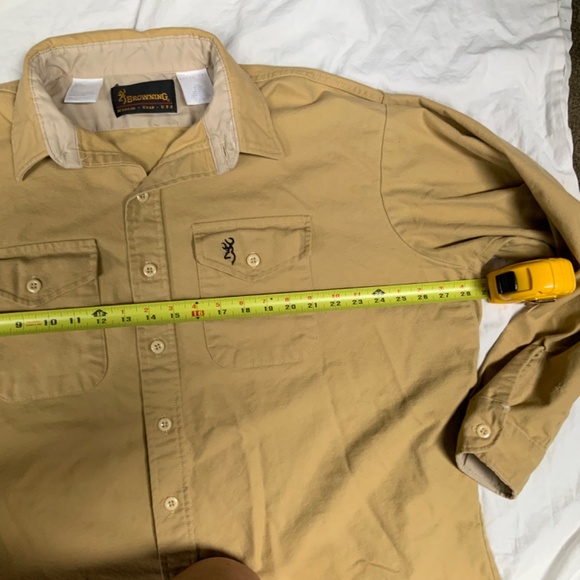Browning Button Down in Heavy Cotton Men’2 2XL - Picture 4 of 13